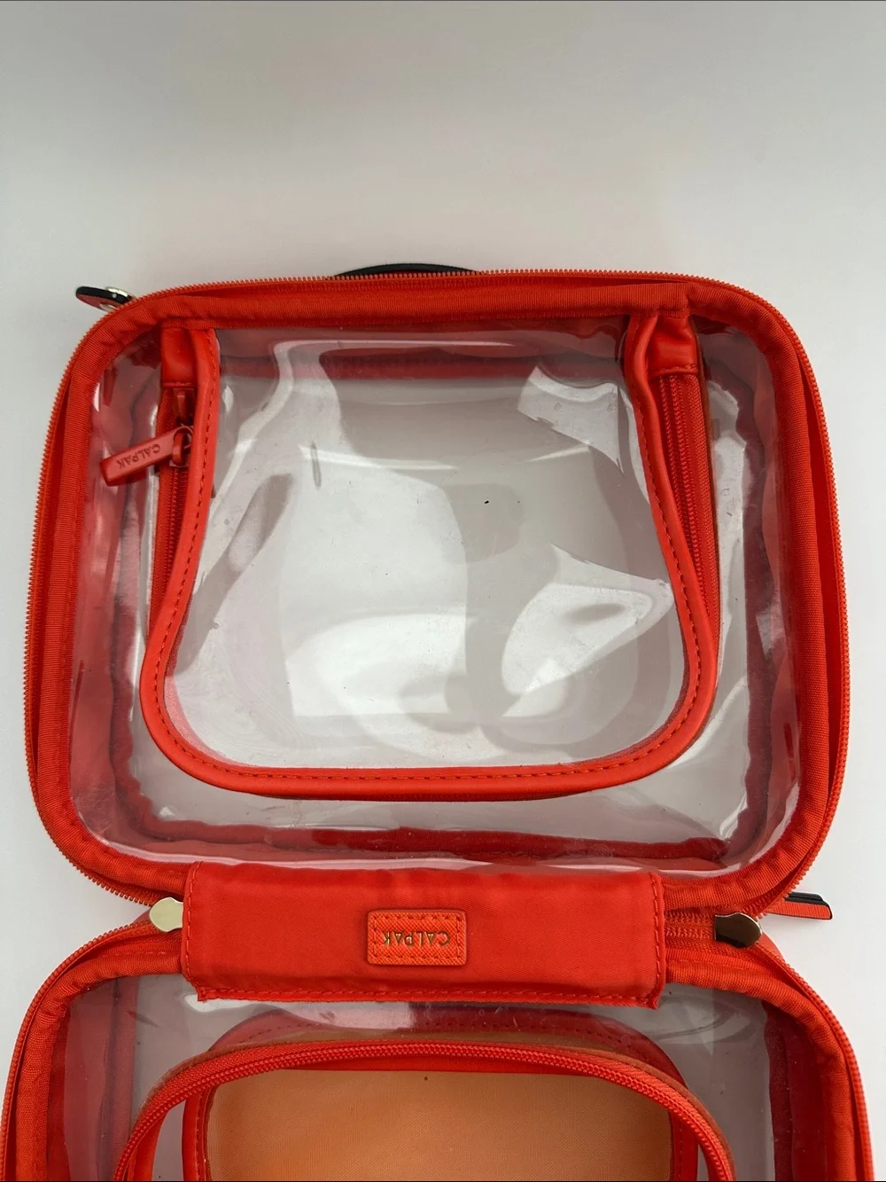 CALPAK Medium Cosmetic Case - papaya
